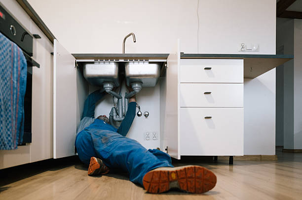 Professional Plumbing technician working in Dividing Creek, NJ